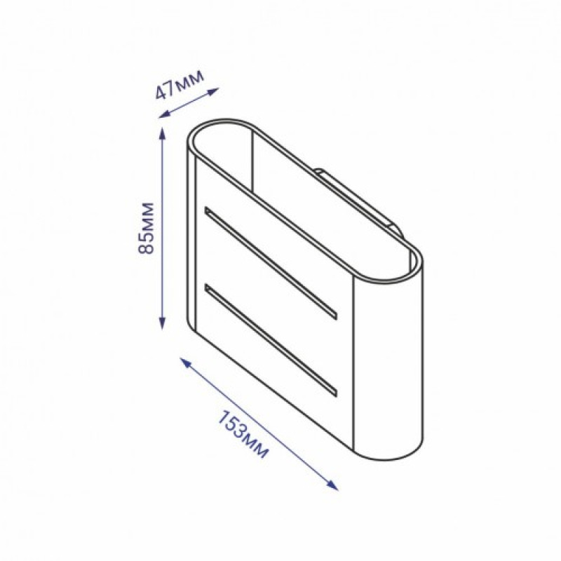 Накладний світильник FERON AL8004 G9*2 білий 40168