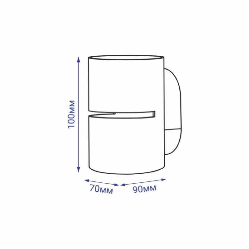 Настінний накладний світильник FERON AL8001 G9 білий круг 40164