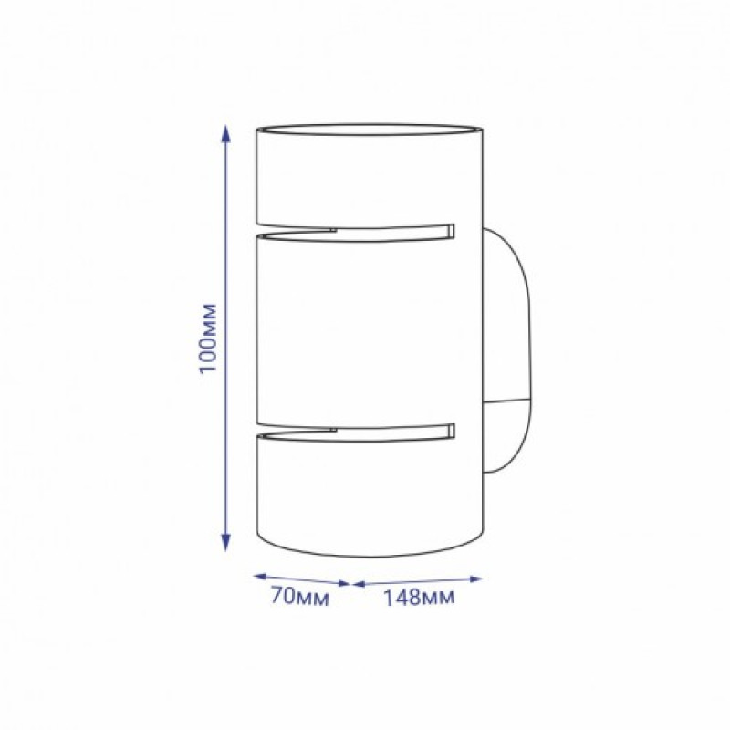 Настенный накладной светильник FERON AL8003 G9 черный 40167