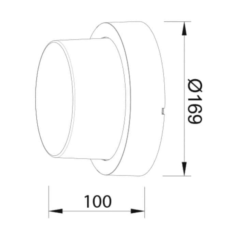Садово-парковый настенный светильник HOROZ LED SUGA-12/RO 076-021-0012-010