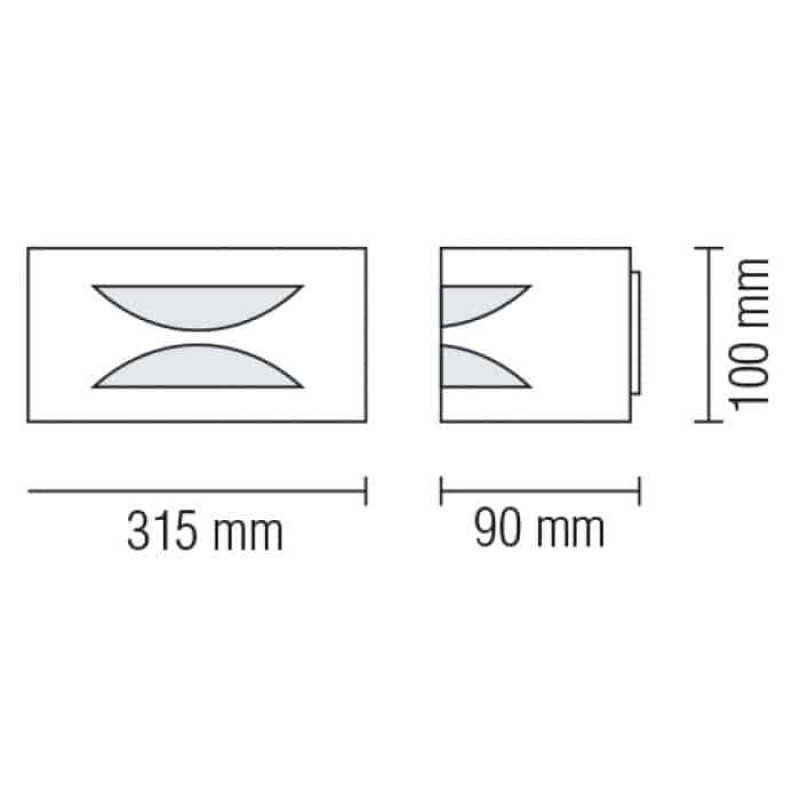 Садово-парковый настенный светильник HOROZ MANGO-3 075-009-0003-010