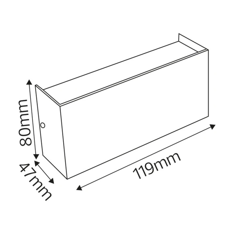 Садово-парковий настінний світильник HOROZ PROTON/S-4 076-055-0004-010