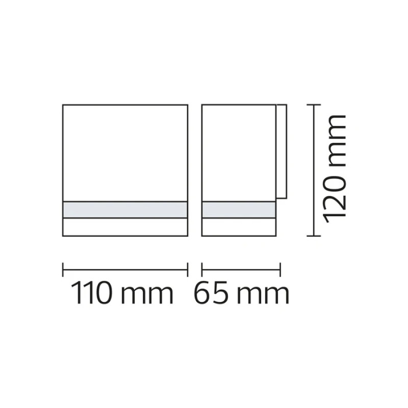 Садово-парковый настенный светильник HOROZ REGNUM-1 GU10 075-019-0001-010