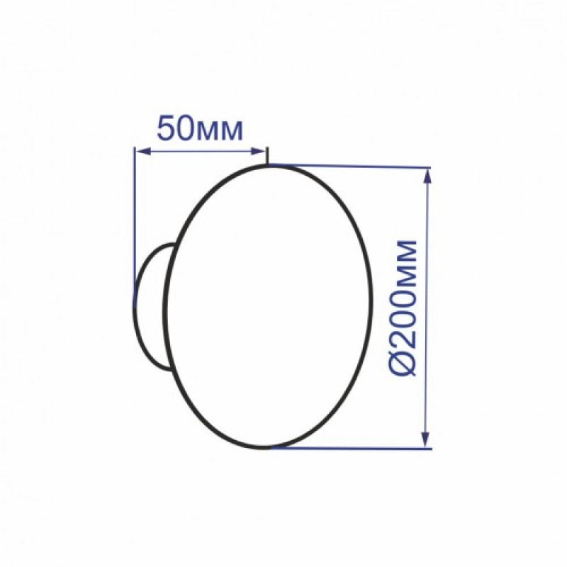 Светодиодный накладной светильник FERON AL8110 12W 400Lm 3000K черный 40173