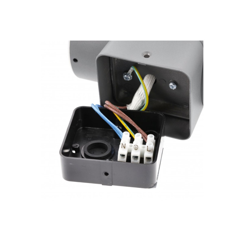 Светильник фасажный CORTA 2хE27 IP44 графит GTV OS-CORDUA-30