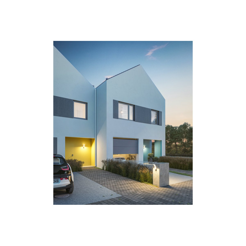 Фасадный светильник GTV PARIS LED 10W 4000K серый LD-PAR10W40BC-10