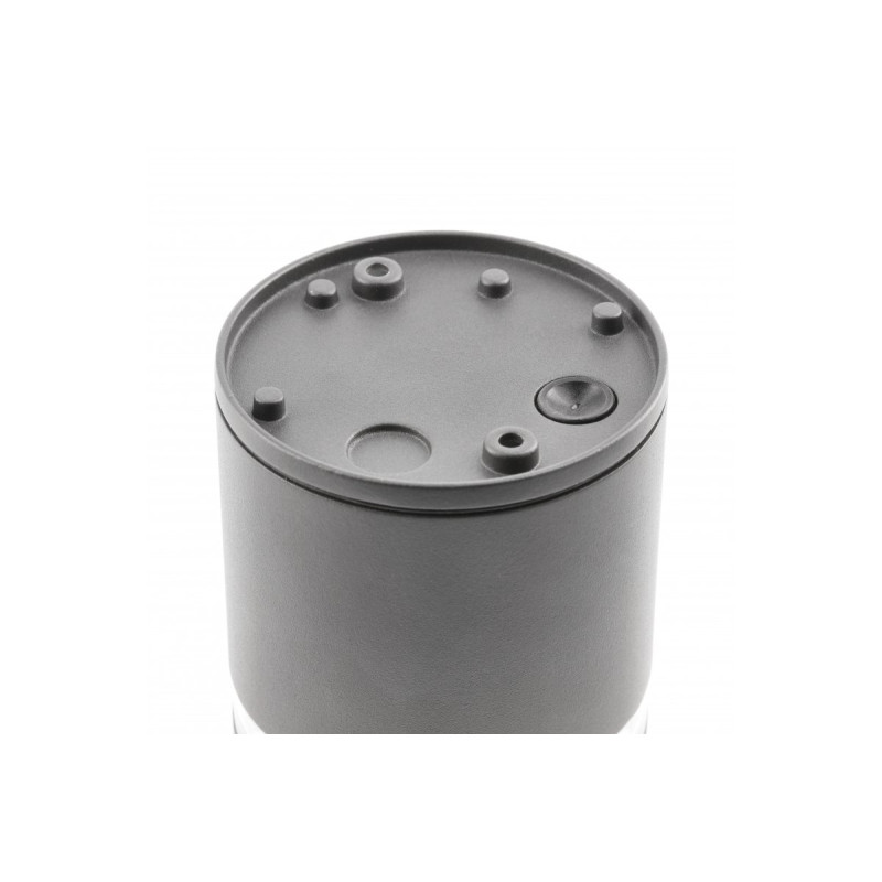 Фасадний світильник GTV RIVEN чорний круглий OS-RIV102OKG-30