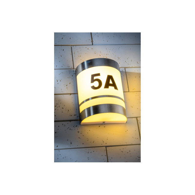 Фасадный настенный светильник GTV ESO E27 IP54 серый OS-ESOE2711-80