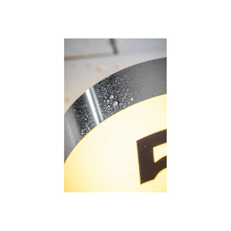 Фасадный настенный светильник GTV ESO E27 IP54 серый OS-ESOE2711-80