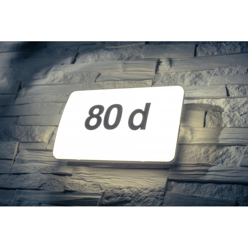 Фасадный настенный светильник GTV LED MACARI с сумеречным сенсором, 12W, IP65, 360°, 4000K LD-MCR12W-NB