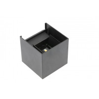 Фасадный светильник GTV MISSOURI-K 7W 4000K квадрат черный LD-MISS7WKC-NB