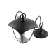 Садовый подвесной светильник GTV MARINA-H E27 20W IP54 черный OS-MARINAH-00