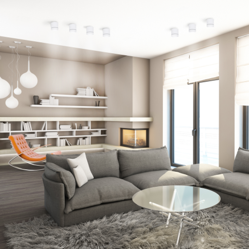 Светодиодный накладной светильник FERON AL543 SMD 10W 730Lm 4000K белый 32588