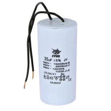 Конденсатор пуско-рабочий CBB-60 35 mkf 450VAC гибкие выводы JYUL