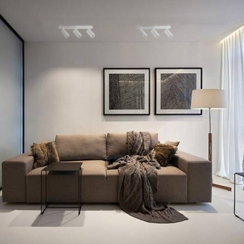 Накладний поворотний світильник FERON ML311-3 білий 40105