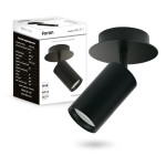 Накладний поворотный светильник FERON ML311 черный 40102