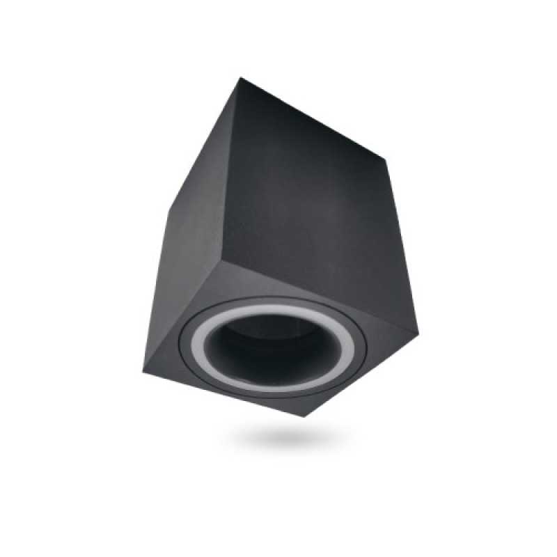 Накладной светильник FERON ML303-A MR16 GU10 чёрный, квадрат 40130