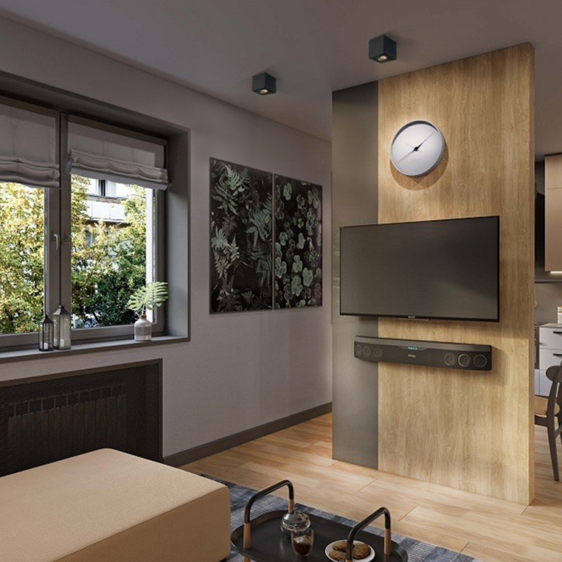 Светильник под лампу SPF01 GU10 черный накладной (VL-SPF01-B)