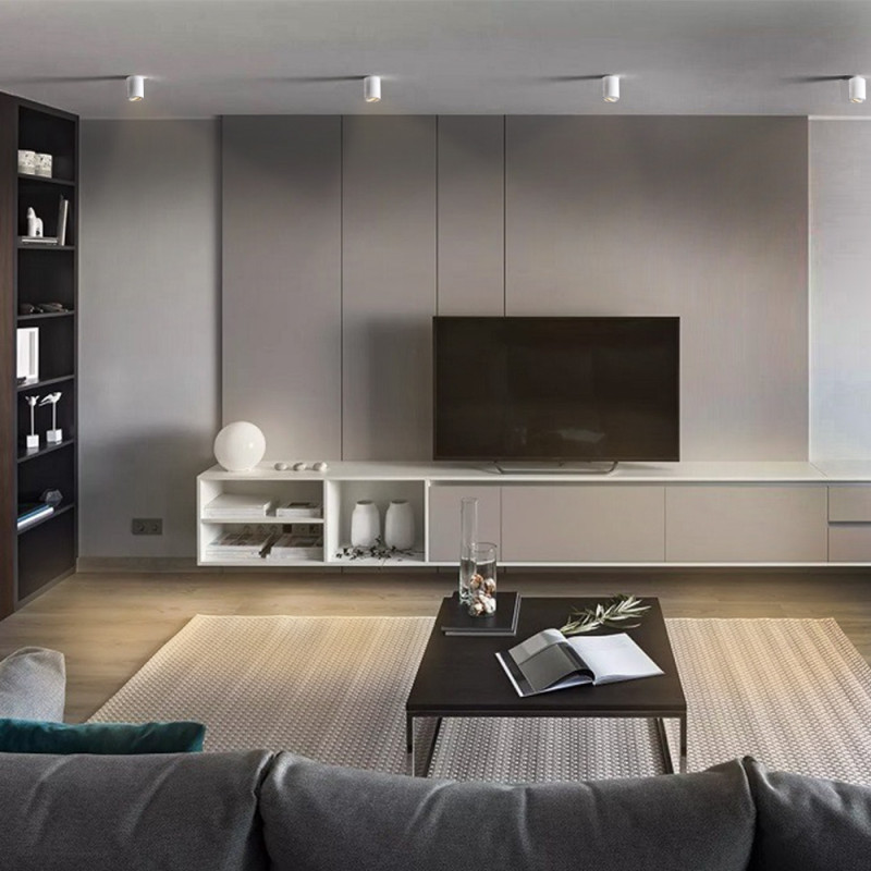 Світильник під лампу SPF04A GU10 накладний білий + біла призма (VL-SPF04A-WPW)