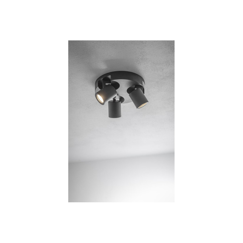 Светильник спот BLINK II GU10 max. 20W IP20 тройной черный OS-BLND50W3-00