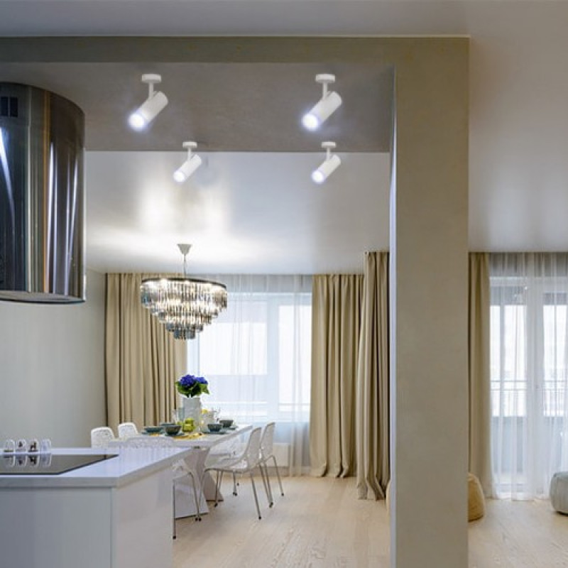 Светодиодный накладной светильник FERON AL556 COB 10W 400Lm 4000K белый 40107