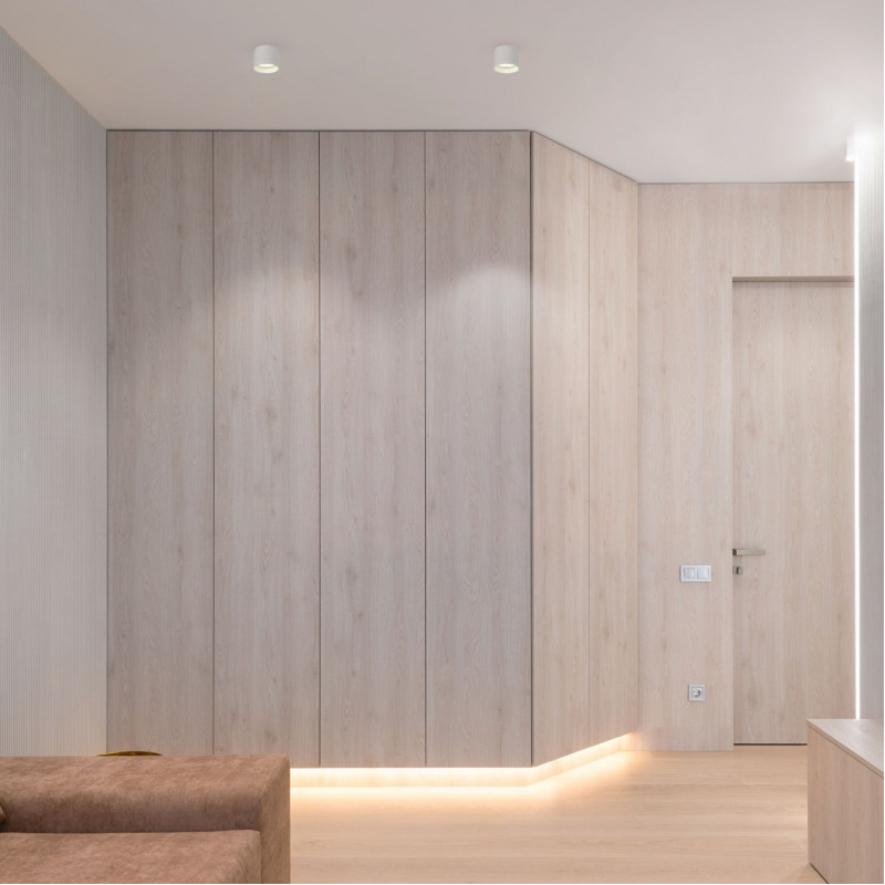 Светильник под лампу VIDEX GX53 накладной белый (VL-SPF15A-W)