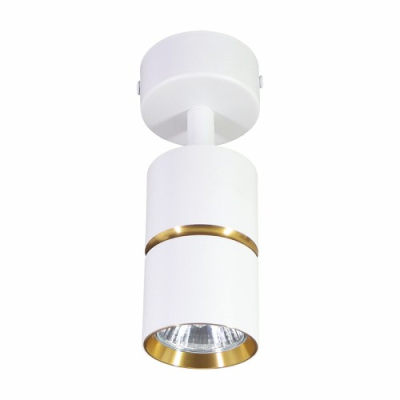 Накладной поворотный светильник ARDERO BAMBOO ML312-1 MR16 GU10 белый+золото 80229