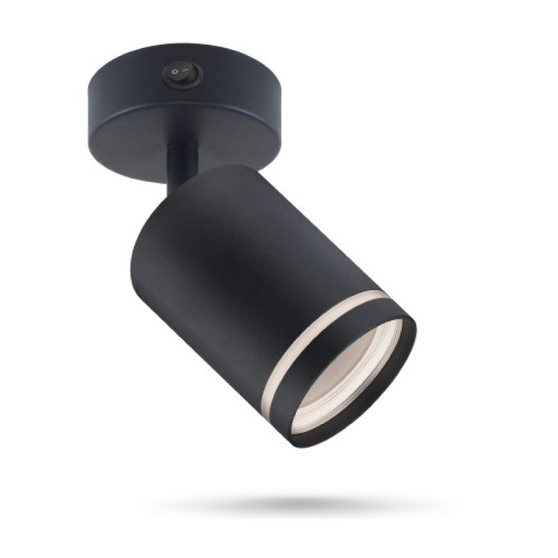 Накладной поворотный светильник ML318-S черный 40149