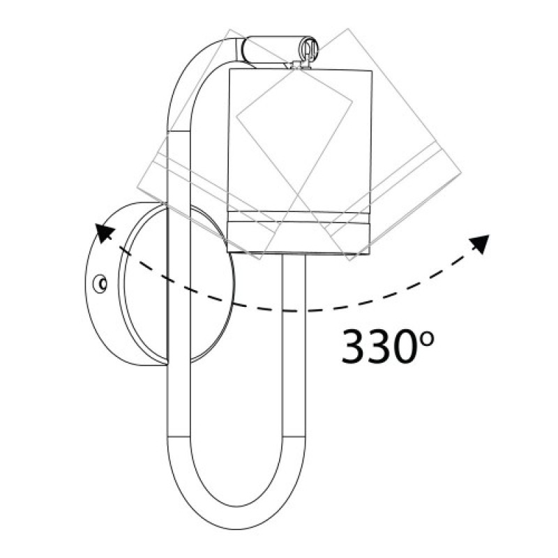 Накладной светильник Feron ML380 черный 40244