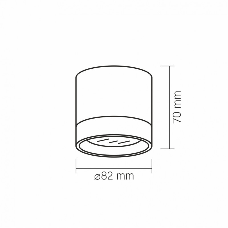 Светильник под лампу VIDEX GX53 черный накладной IP44 (VL-SPF19A-B)