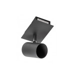 Светильник VENETO GU10 max. 20W IP20 круглый черный OS-VEN20WO1-10