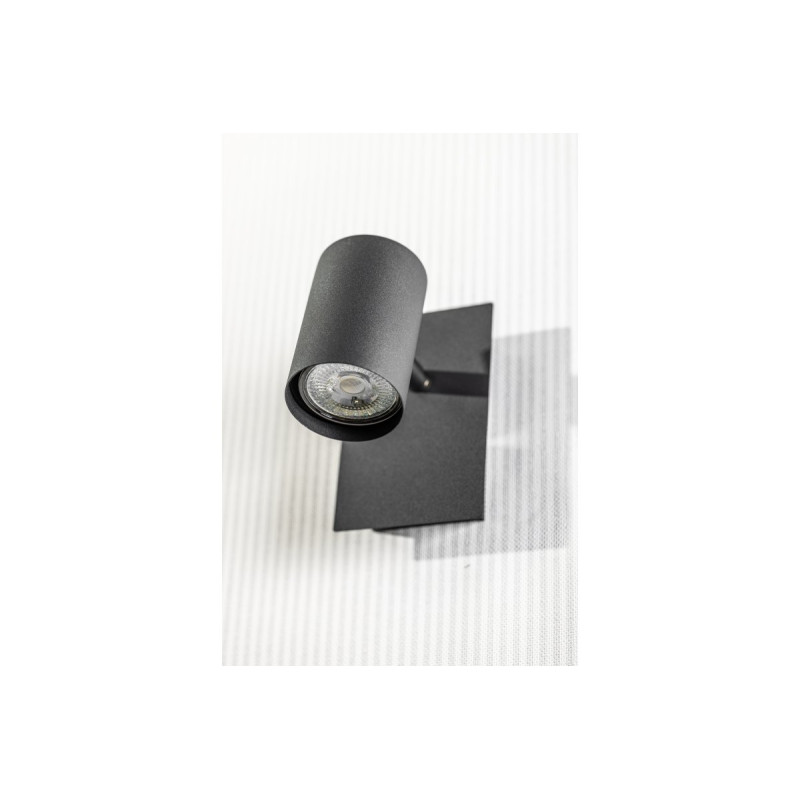 Светильник VENETO GU10 max. 20W IP20 круглый черный OS-VEN20WO1-10