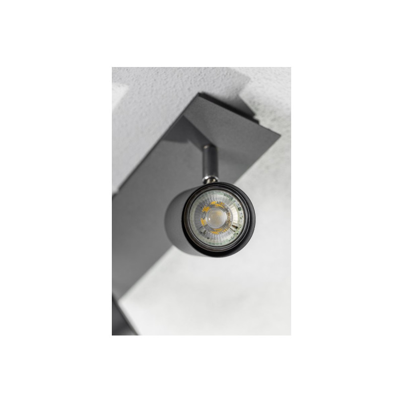 Светильник VENETO GU10 max. 20W IP20 круглый двойной черный OS-VEN20WO2-10