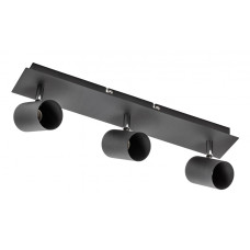 Светильник спот VENETO GU10 max. 20W IP20 круглый тройной черный OS-VEN20WO3-10