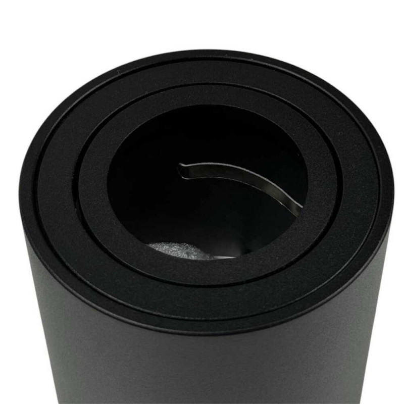 Светильник точечный накладной спот MANHATTAN-R 35W GU10 IP20 круг черный Violux ( 340106 )