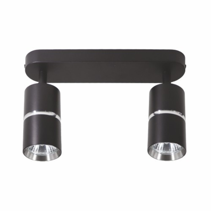 Накладной поворотный светильник ARDERO BAMBOO ML312-2 MR16 GU10 черный+хром 80232