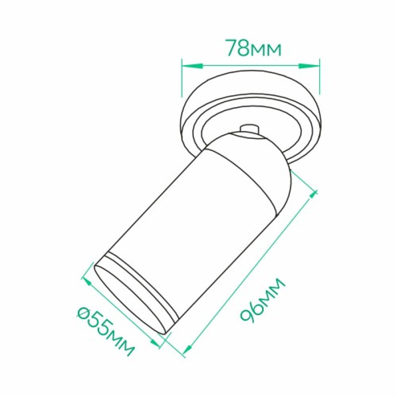 Накладной поворотный светильник Ardero ML316 IP20 G5.3 IP20 белый 80206