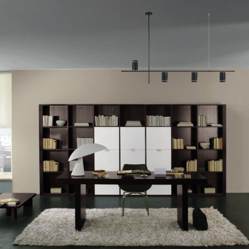 Накладной светильник на подвесе ML374 4xMR16/GU10 черный 40233