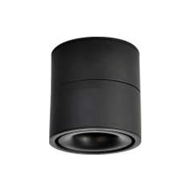 Світильник накладний поворот. LED 15W 4200K 1200Lm 100-265V d-100мм h-100мм ЧОРНИЙ кругл./1/30 016-073-0015-020