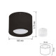Светильник накладной SANDRA-5 LED 5W 4200K 350Lm 185-264V d-105мм h-75мм черный круглый 016-043-0005-060