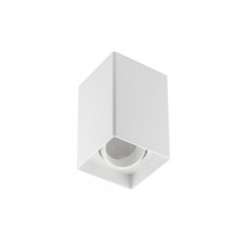 Корпус потолочного светильника RESTO GU10 80х80x125 мм IP20 белый GTV OS-RST8080KW1-10