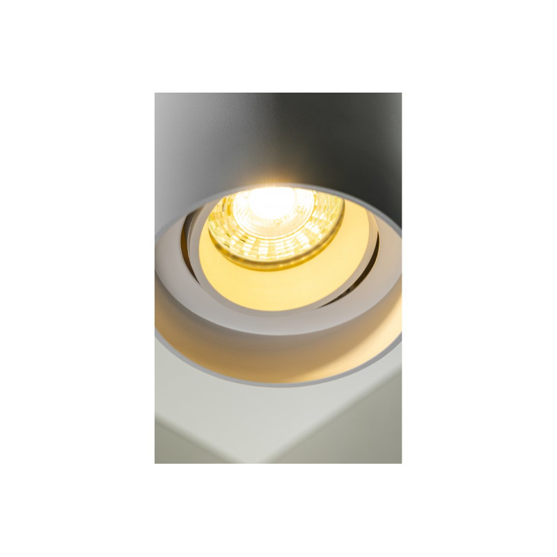 Корпус світильника стельового RESTO GU10 Ø80x125 мм IP20 бiлий GTV OS-RST80125OK1-10