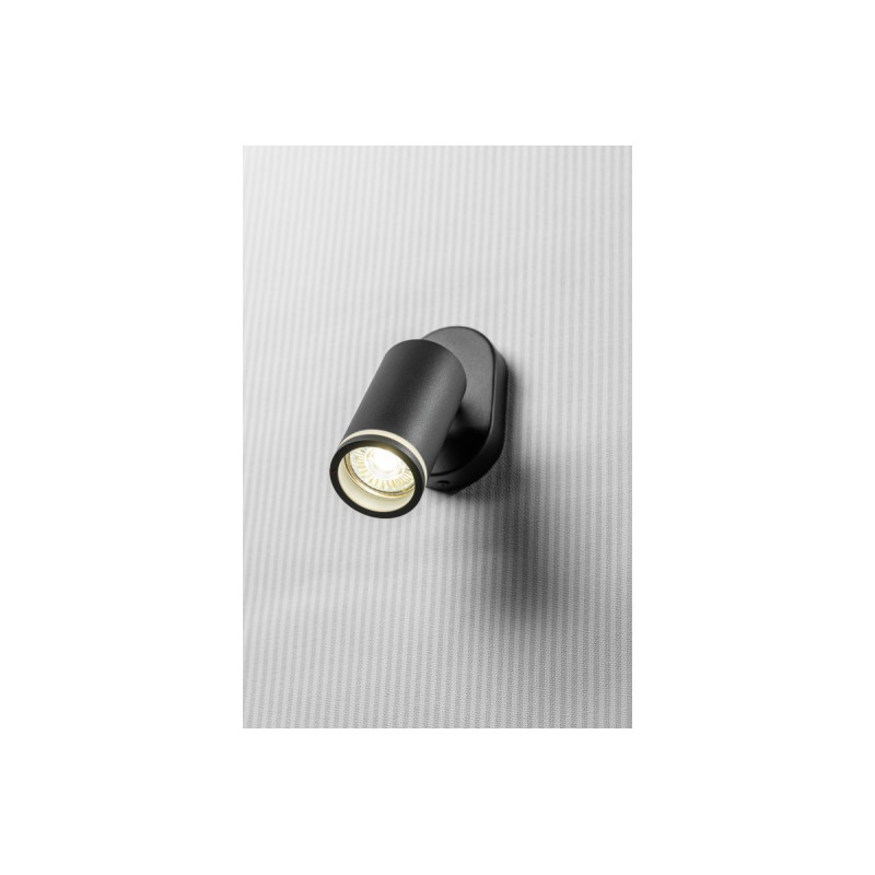 Потолочный светильник спот Solis алюминий 55x100 мм IP20 1хGU10 макс 250 В 50/60 Гц черный GTV OS-SOL-GU10-10
