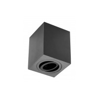 Корпус потолочного светильника SENSA 90x90х115 мм IP20 черный GTV OS-SEN5097KWCZ-00