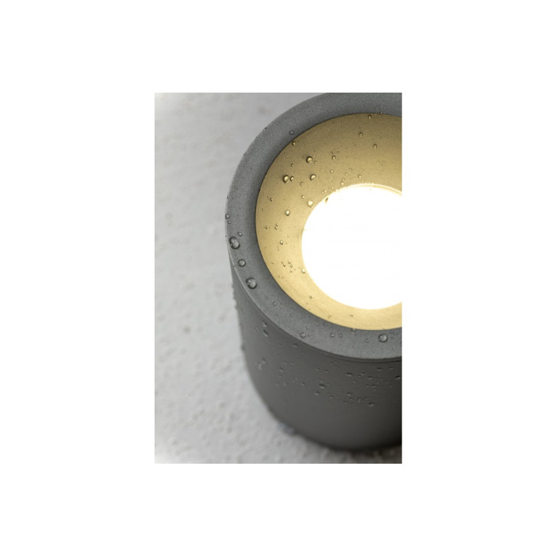 Корпус потолочного светильника SENSA AQUA Ø85x115 мм IP54 серый GTV OS-SENAQ5087OKB-80