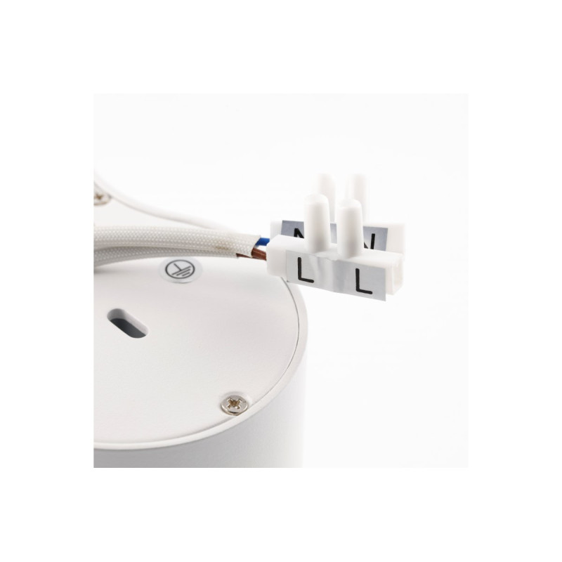 Потолочный светильник спот AVEIRO DUO BIS IP20 двойной круглый белый GTV OS-AVB80160OK2-10