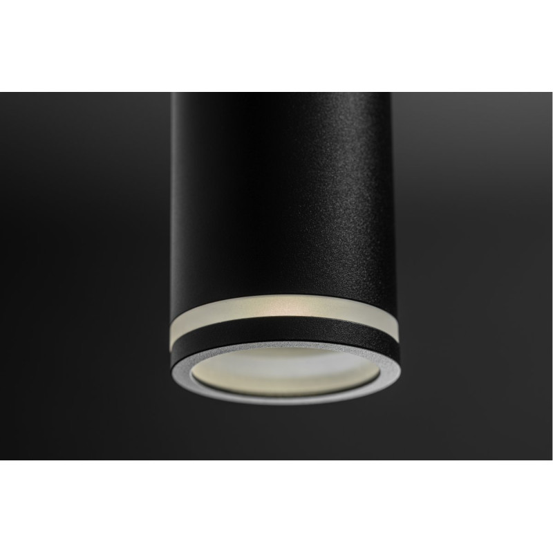 Потолочный светильник спот Solis алюминий 55x100 мм 2хIP20 GU10 макс 250 В 50/60 Гц черный GTV OS-SOL-2GU10-10