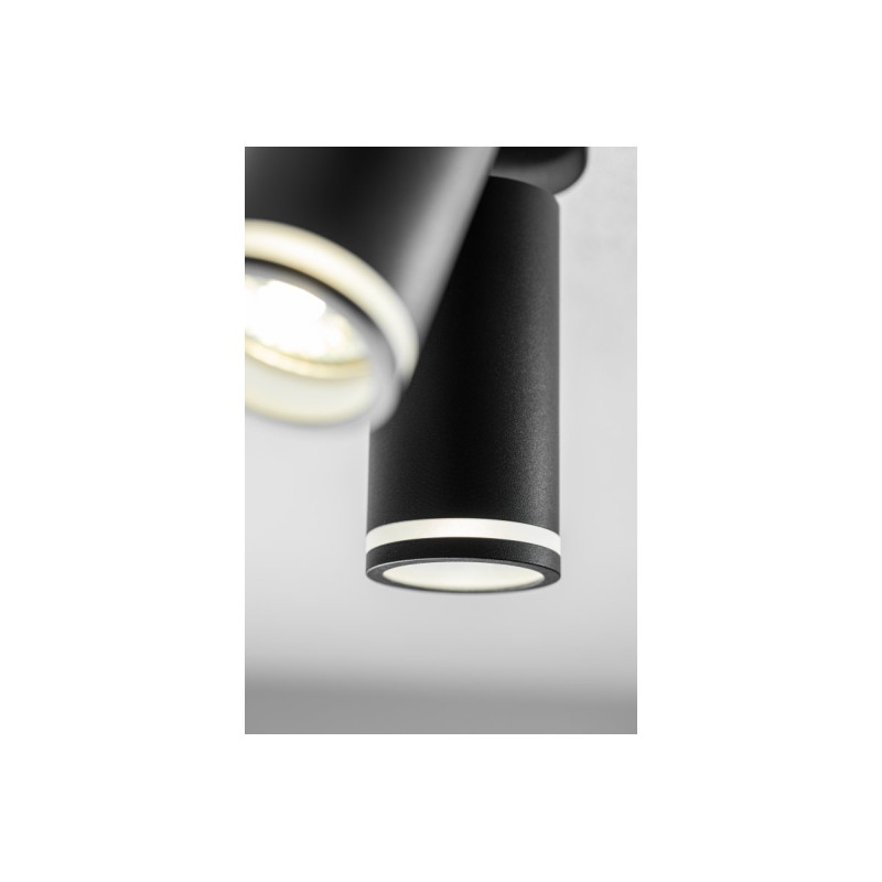 Потолочный светильник спот Solis алюминий 55x100 мм 2хIP20 GU10 макс 250 В 50/60 Гц черный GTV OS-SOL-2GU10-10