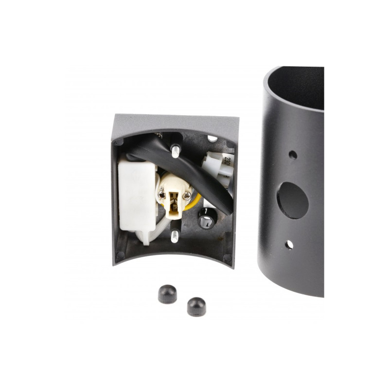 Світильник настінний спот CAMPIONE II G9 IP20 max 40W IP20 круглий чорний GTV OS-CAMD40WG9OK-00