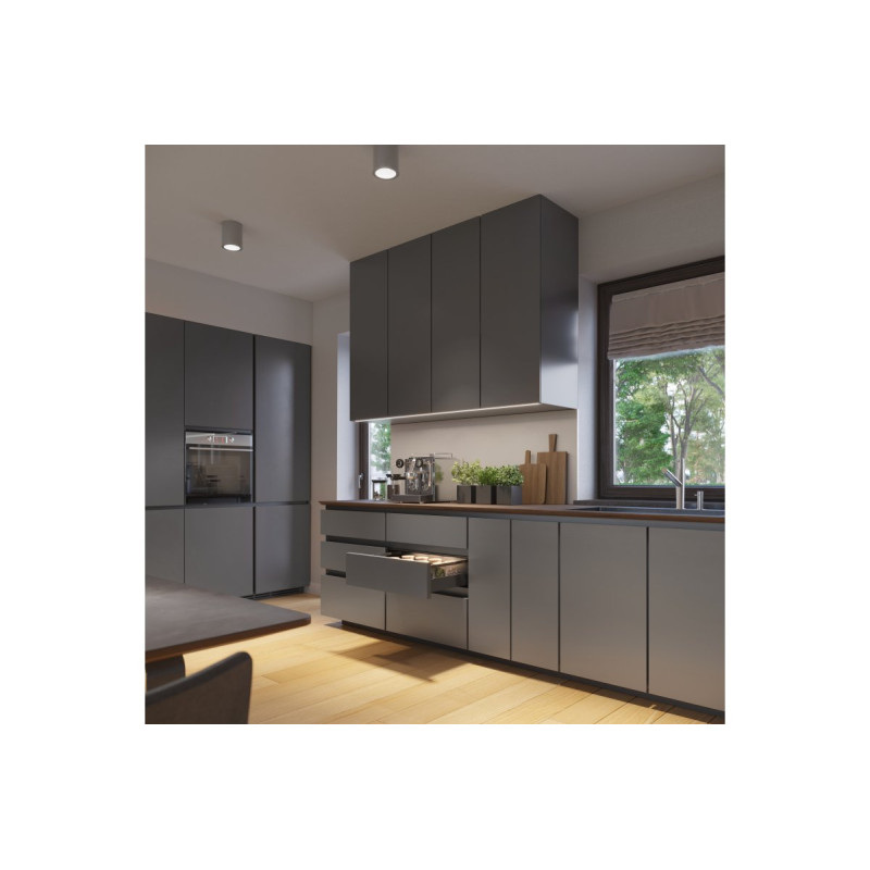 Светильник потолочный спот DRAGO E27 IP20 133x148 мм серый OS-DRAGO14-80